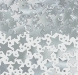 Star Confetti -Silver