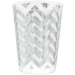 Premium Chevron Tumbler - Silver (20 units) - Pack of 20