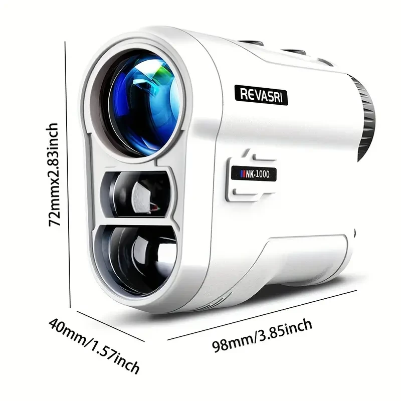 REVASRI Golf Rangefinder – 1000YDS Laser with Slope, Pin Lock Vibration, & External Slope Switch