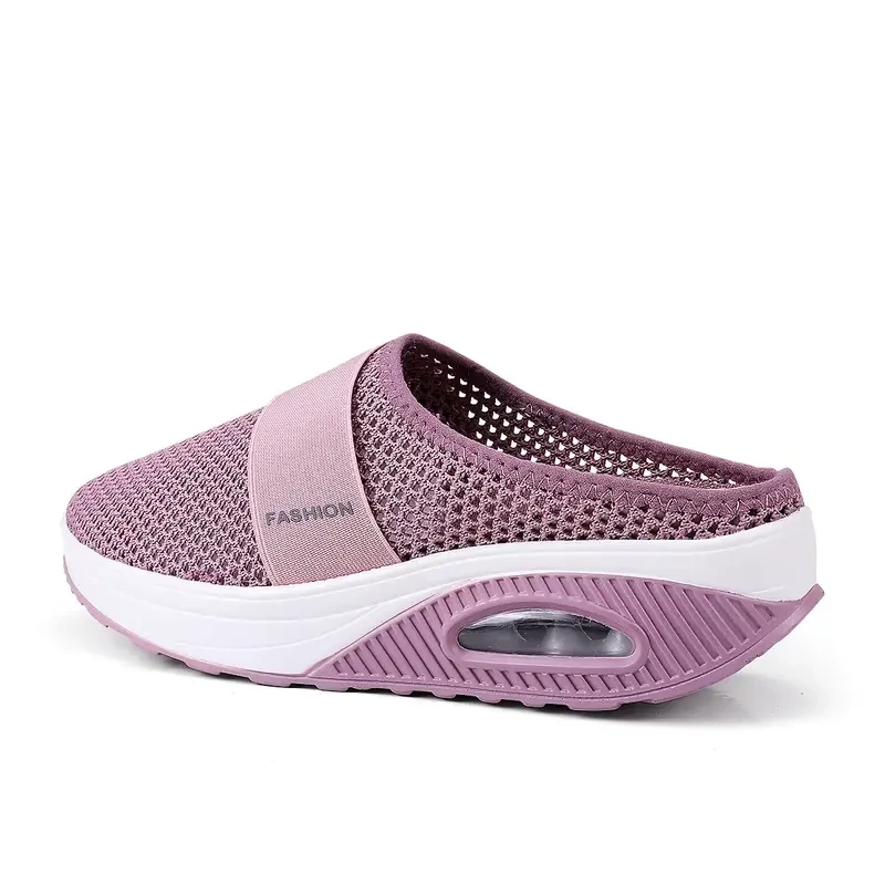 Women's Air Cushion Mesh Mule Sandals – Breathable & Lightweight