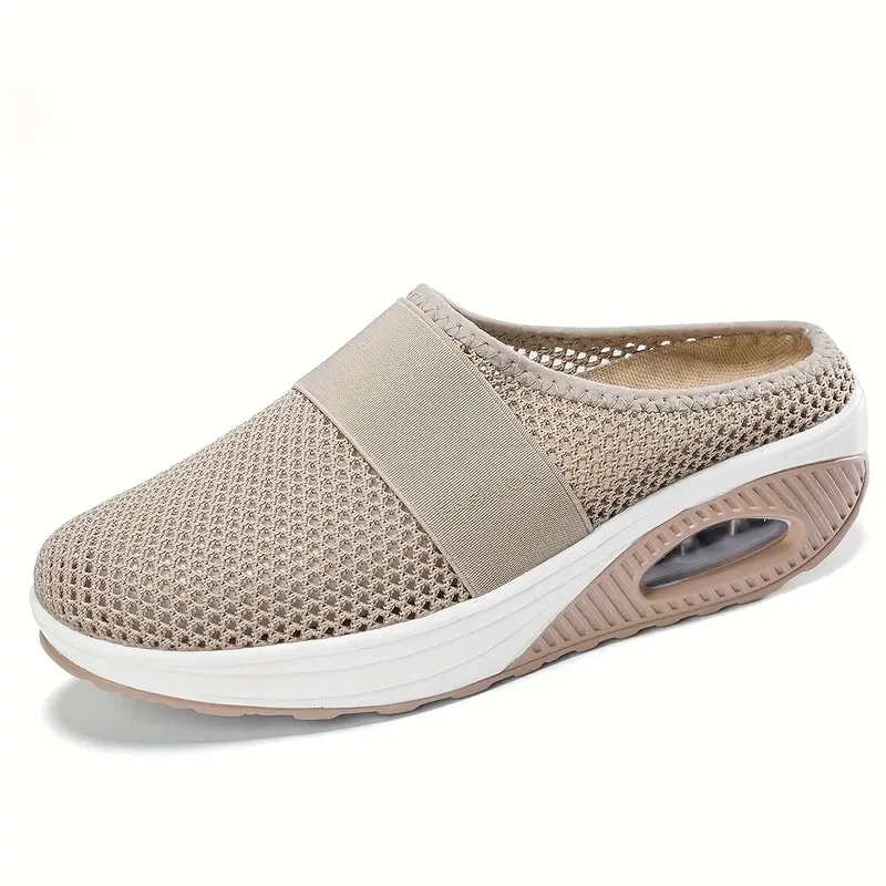 Women's Air Cushion Mesh Mule Sandals – Breathable & Lightweight
