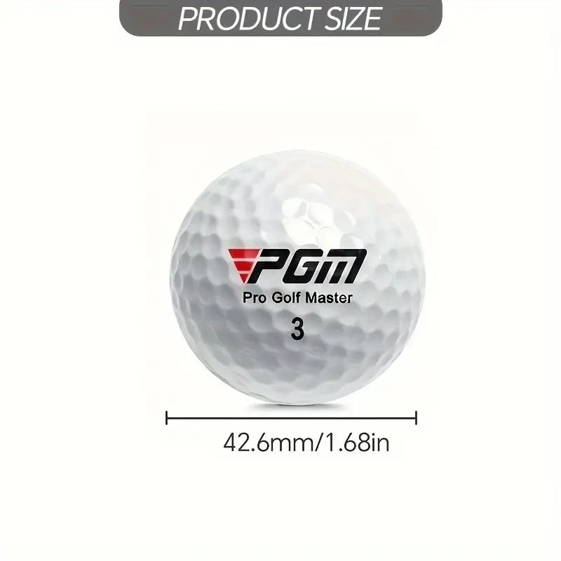5pcs White Three-Layer Golf Balls – 44g, Hardness 80, Game-Ready Golf Accessories