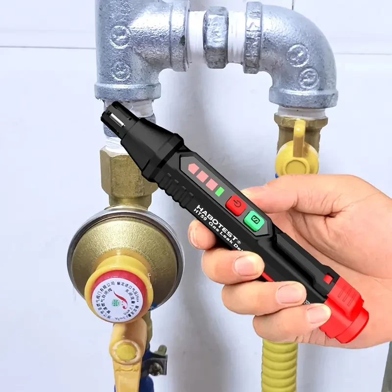 HT59/HT60 Gas Leak Detector Alarm Combustible Gas Detector With Audible And Visual Alarm For All Types Of Flammable Gases