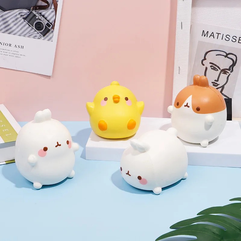 NEW Cute Chick Rabbit Strawberry Jumbo Squishy - Kawaii Animal Slow Rising Stress Ball for Adults and Kids