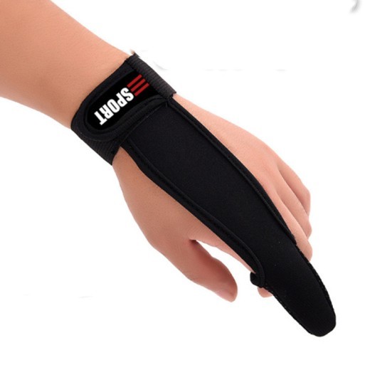 Fishing Gear Flying Knock Finger Protector Half Single Finger Fishing Gloves