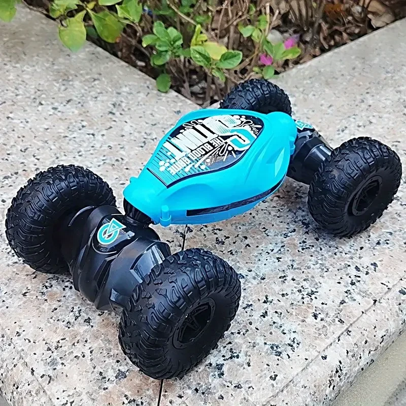 LED-Lit Gesture-Controlled Stunt RC Car – Transforming, Climbing, & Rechargeable