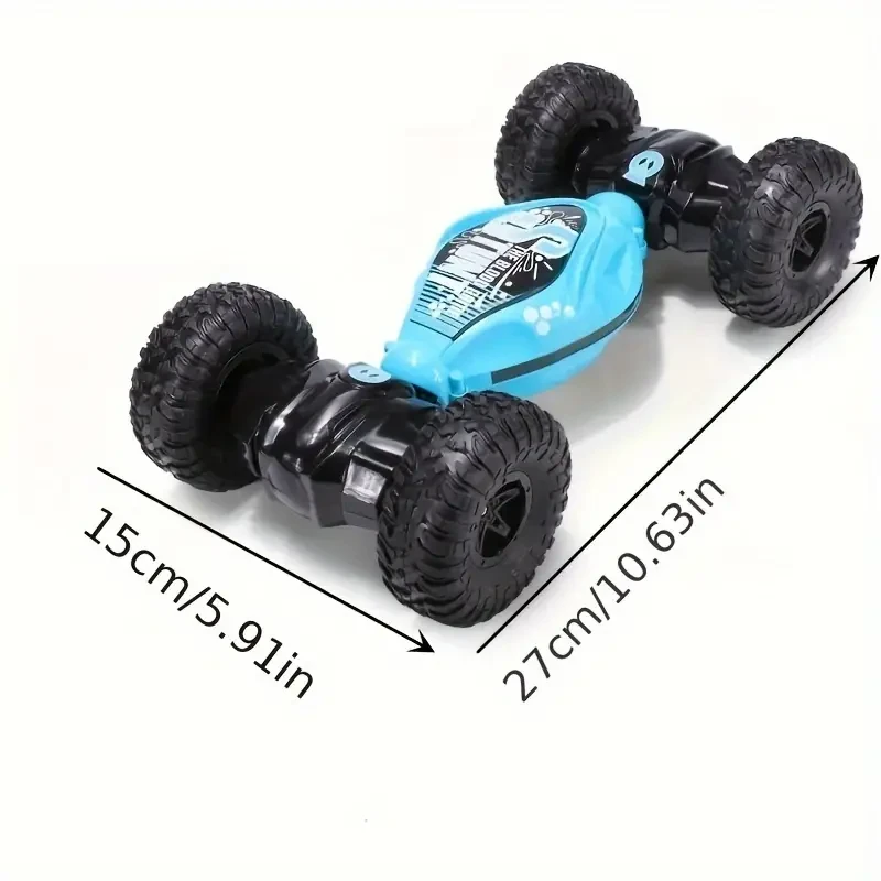 LED-Lit Gesture-Controlled Stunt RC Car – Transforming, Climbing, & Rechargeable