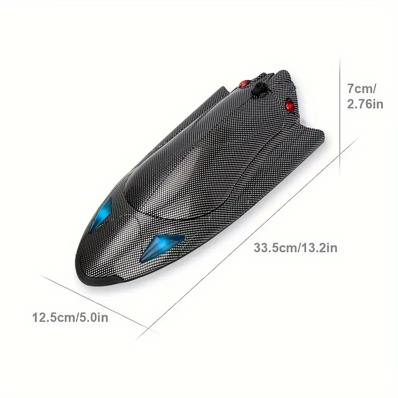 High-Speed 390 Motor RC Boat – Turbine-Powered Electric Speedboat