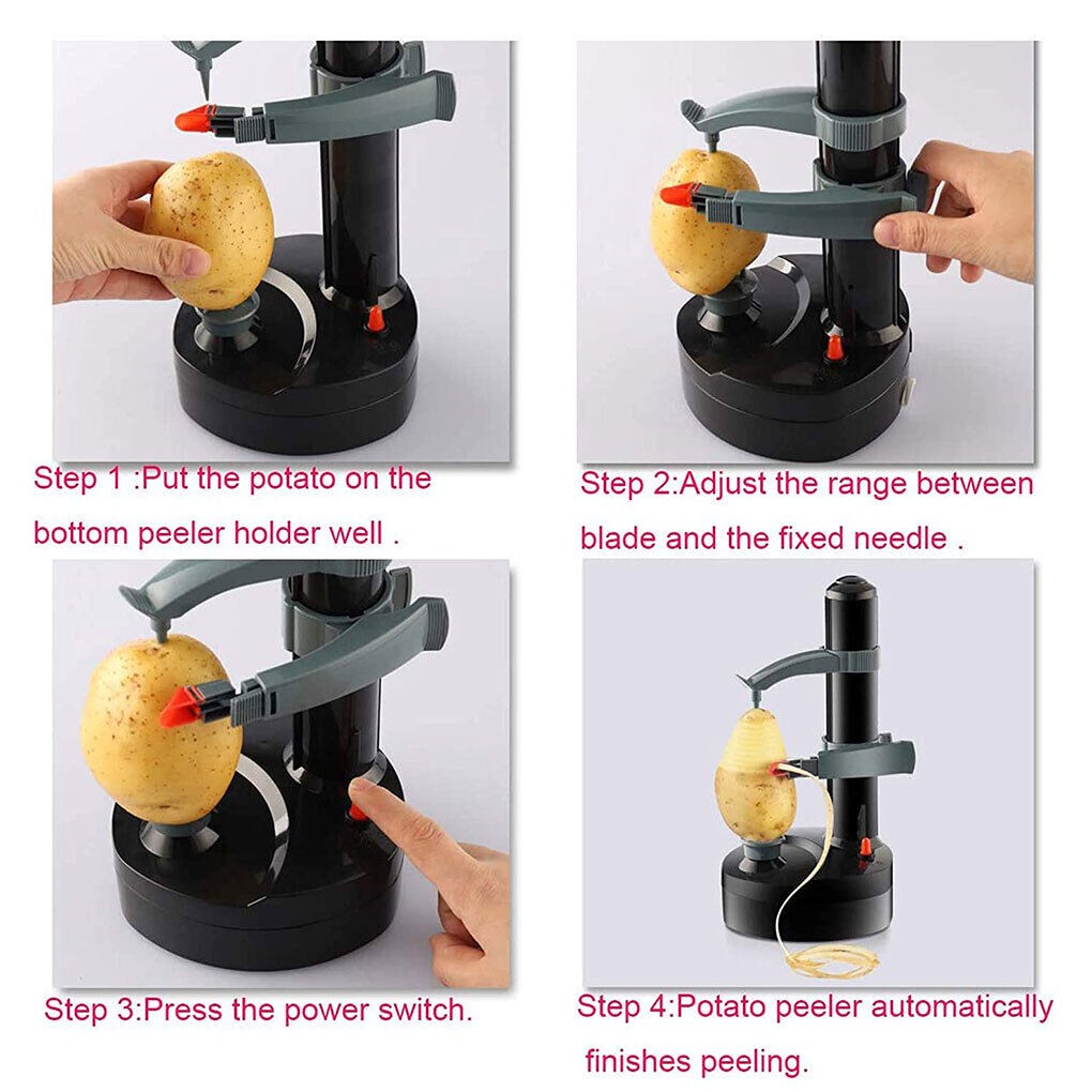 Multifunction Electric Peeler – Automatic Stainless Steel Vegetable & Fruit Peeler