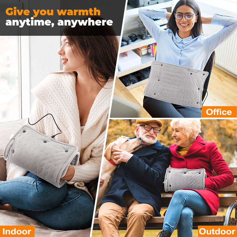 Portable Electric Hand Warmer Heating Pad – Constant Temperature Heated Blanket & Long-Lasting Warmth Mat
