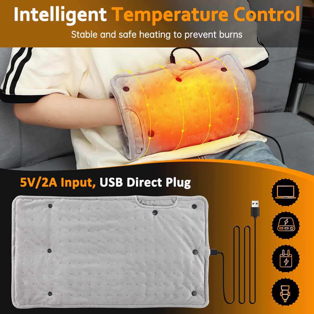Portable Electric Hand Warmer Heating Pad – Constant Temperature Heated Blanket & Long-Lasting Warmth Mat
