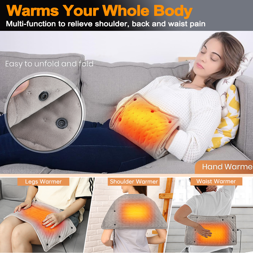 Portable Electric Hand Warmer Heating Pad – Constant Temperature Heated Blanket & Long-Lasting Warmth Mat