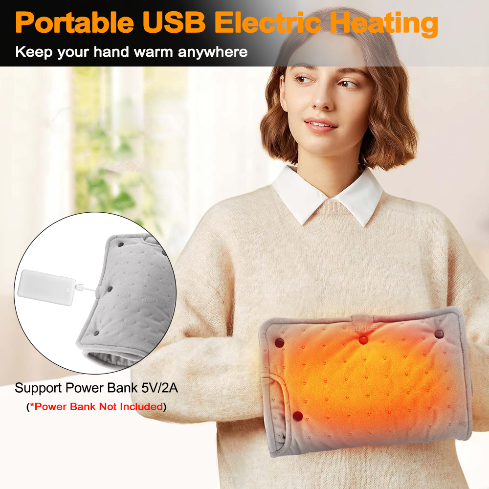 Portable Electric Hand Warmer Heating Pad – Constant Temperature Heated Blanket & Long-Lasting Warmth Mat