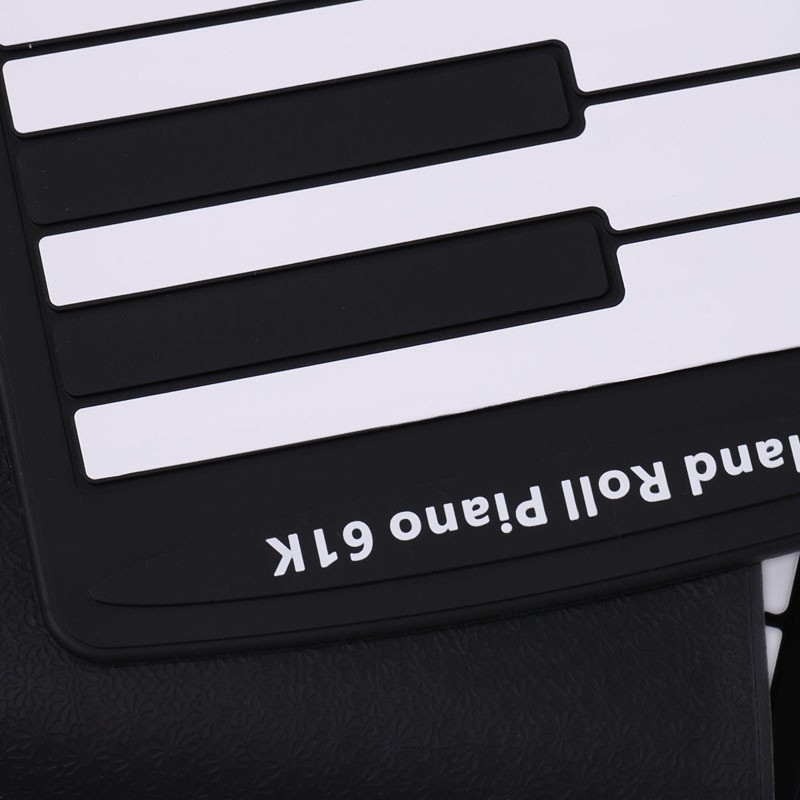 Portable 61-Key Roll Up Piano – Flexible ABS Plastic & Silicone Rubber Electronic Soft Keyboard