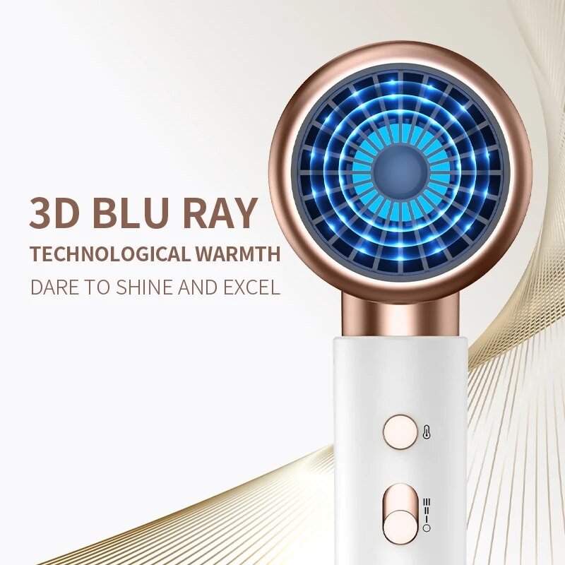 High-Speed Electric Hair Dryer – Low Noise, Constant Temperature, Quick-Drying
