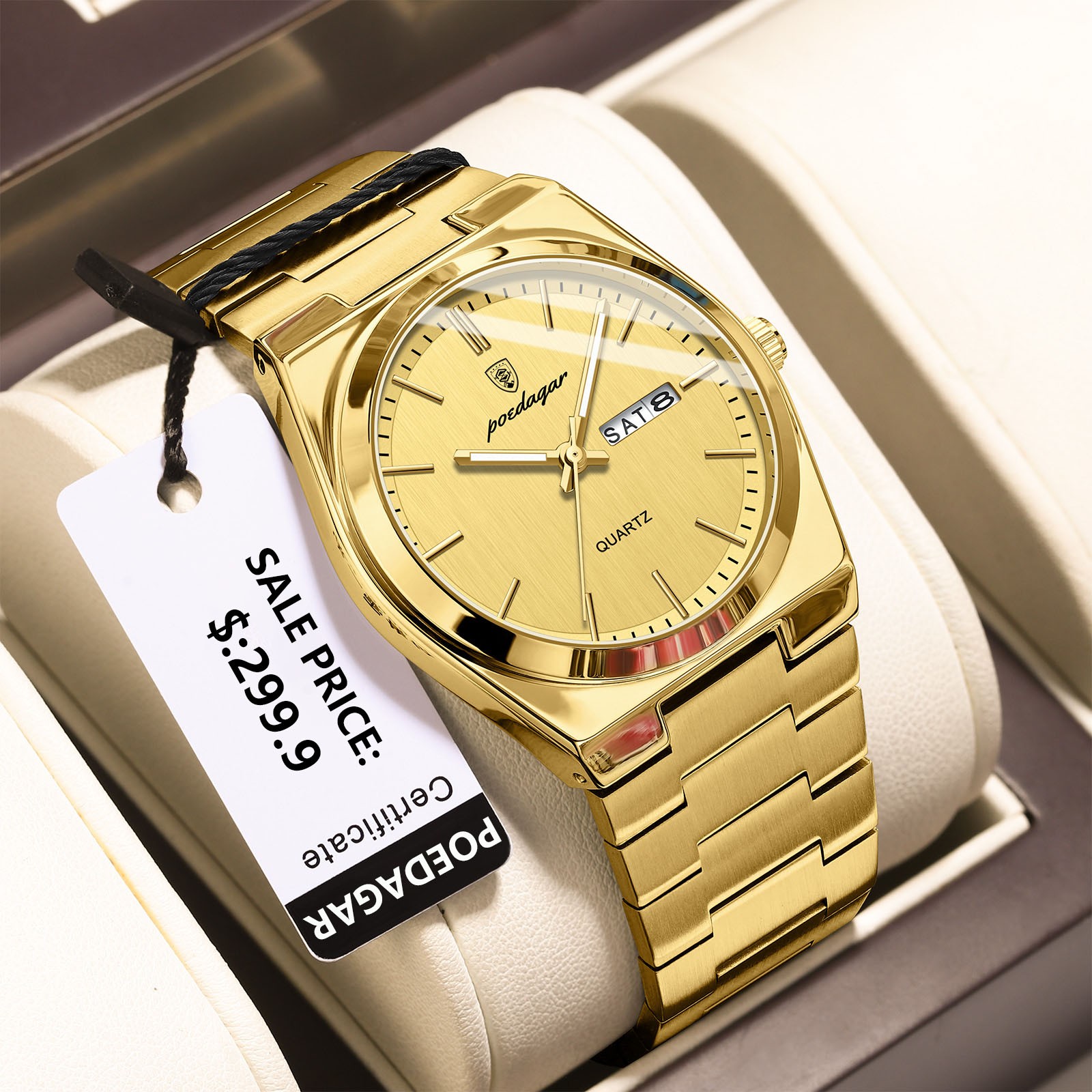 POEDAGAR Men’s Luxury Watch