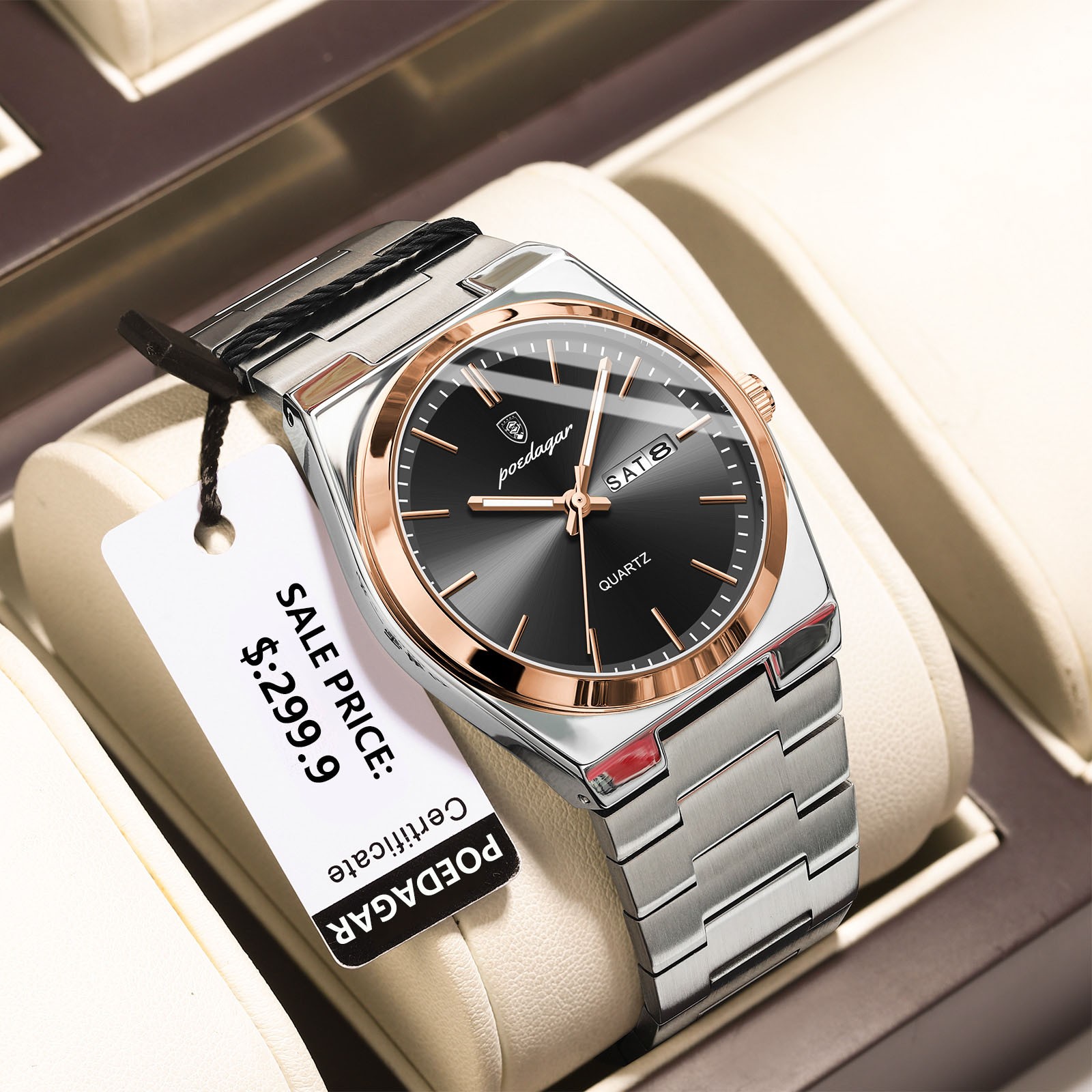 POEDAGAR Men’s Luxury Watch
