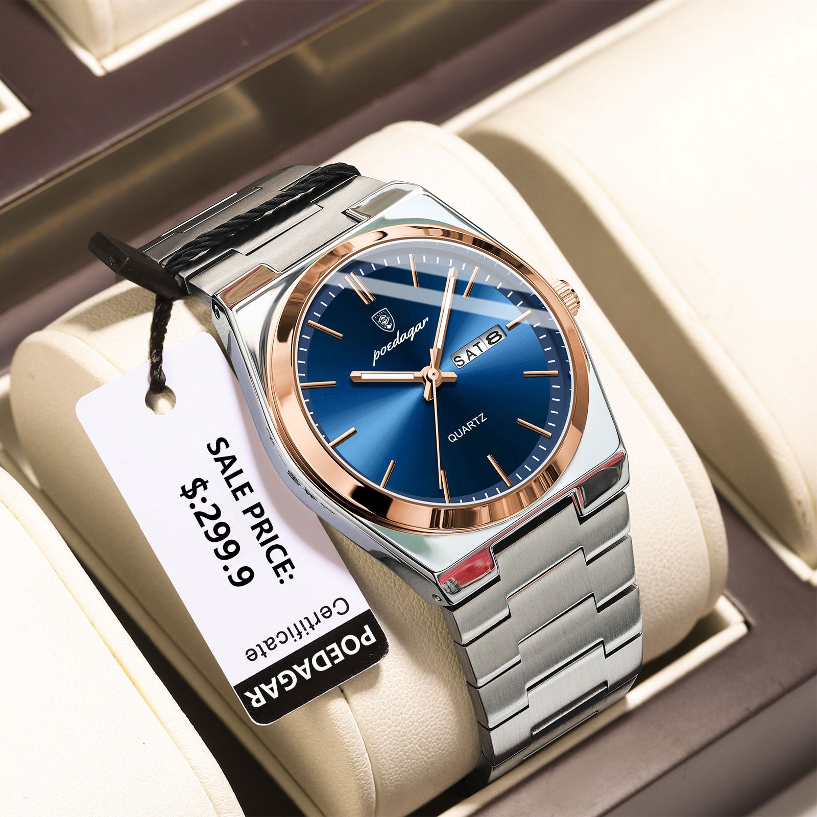 POEDAGAR Men’s Luxury Watch