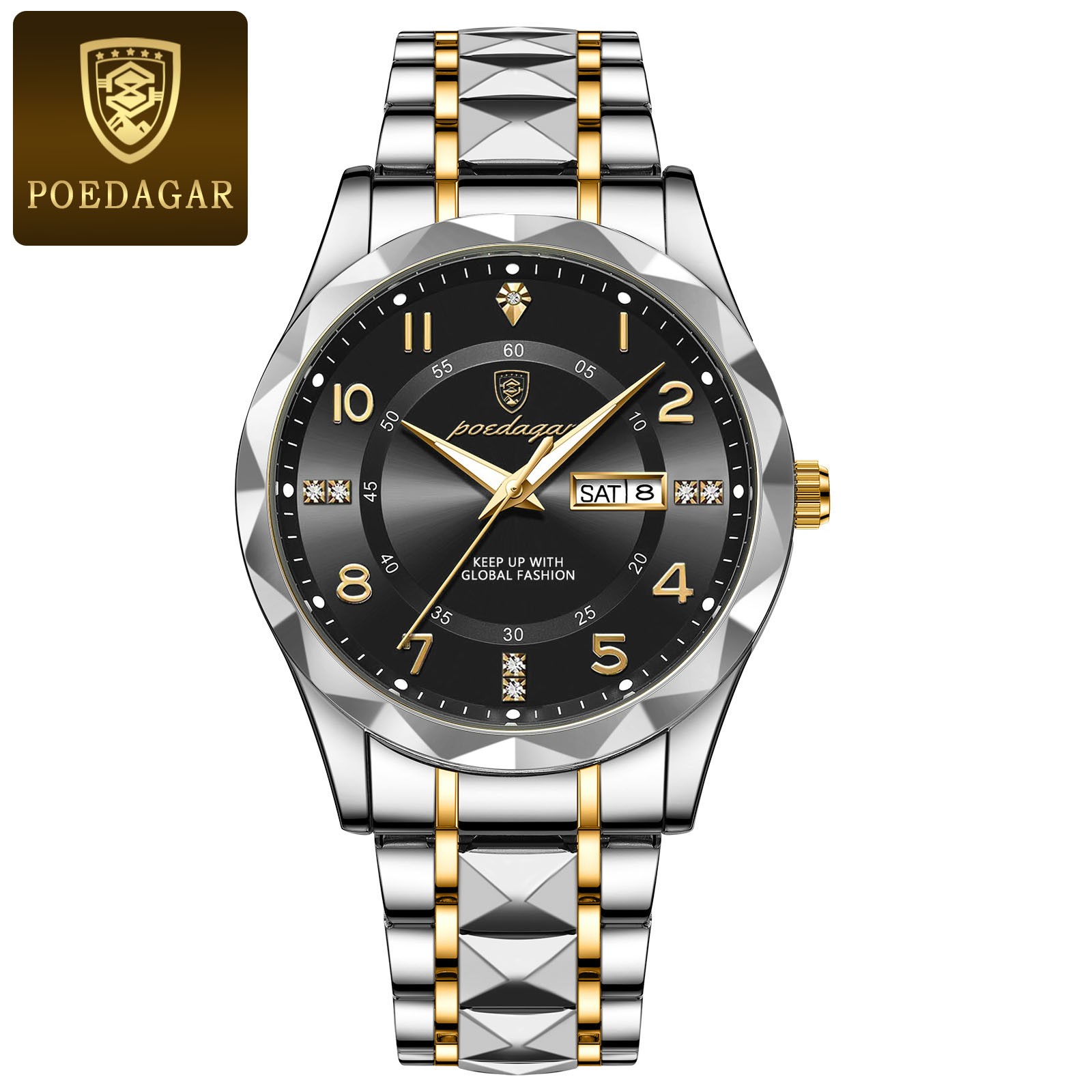 POEDAGAR Luxury Men’s Quartz Watch