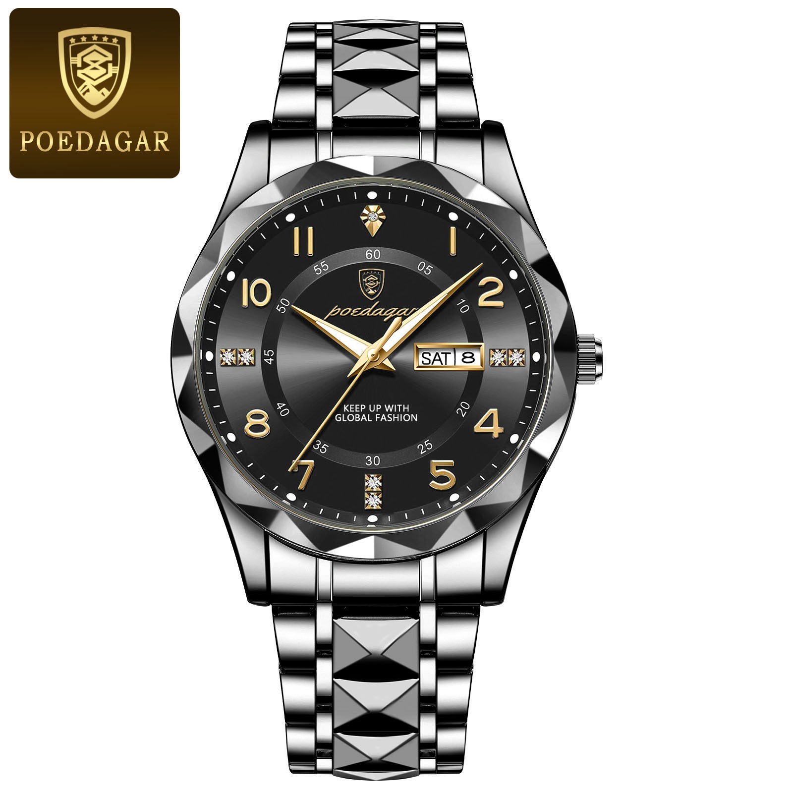 POEDAGAR Luxury Men’s Quartz Watch