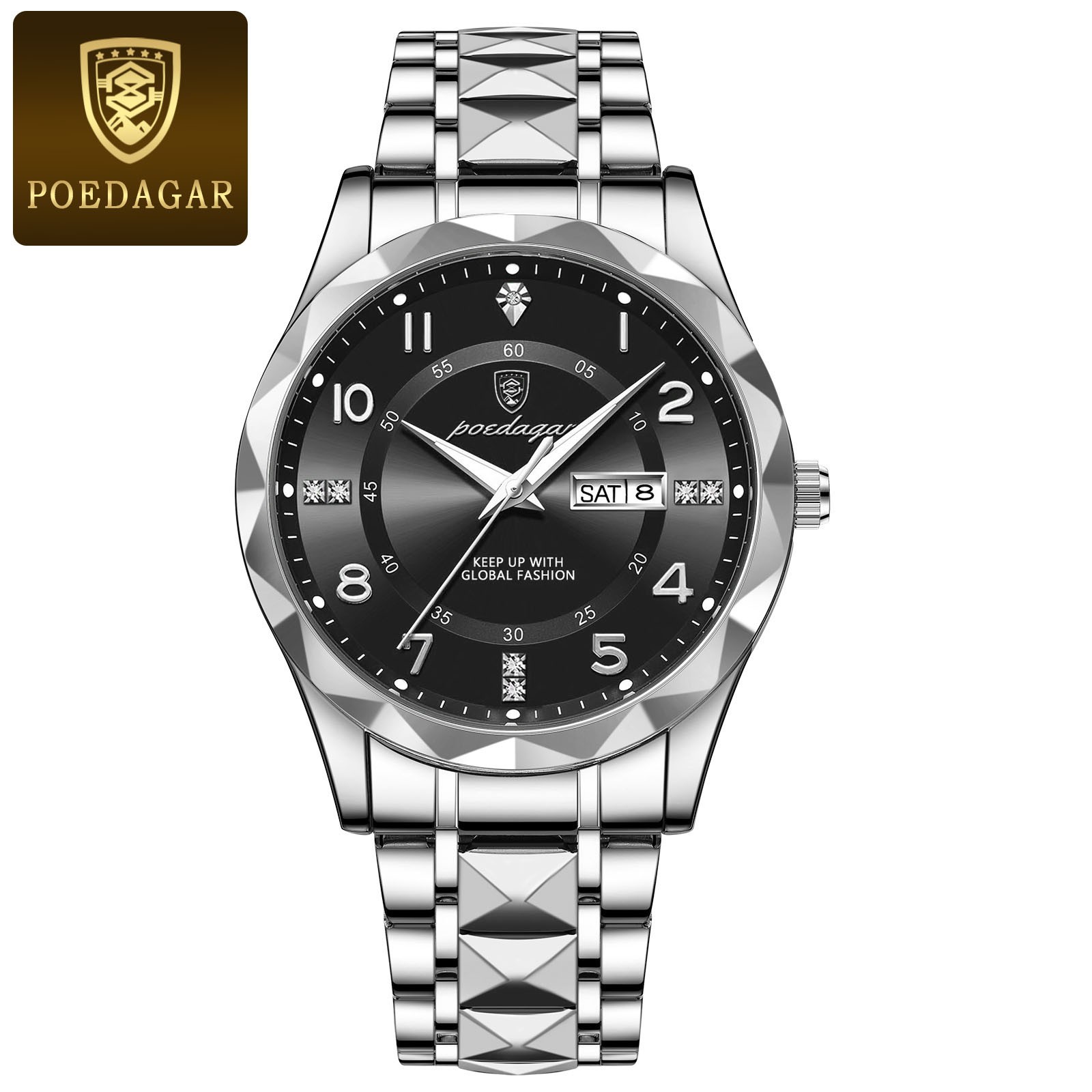 POEDAGAR Luxury Men’s Quartz Watch