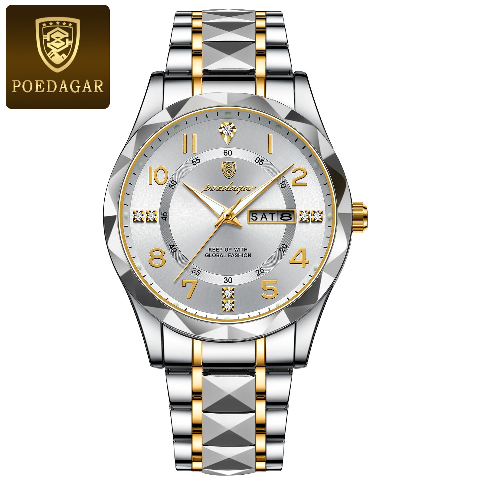 POEDAGAR Luxury Men’s Quartz Watch
