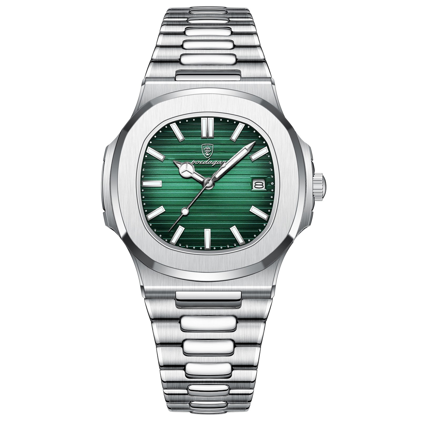 POEDAGAR 2023 Luxury Men’s Square Quartz Watch