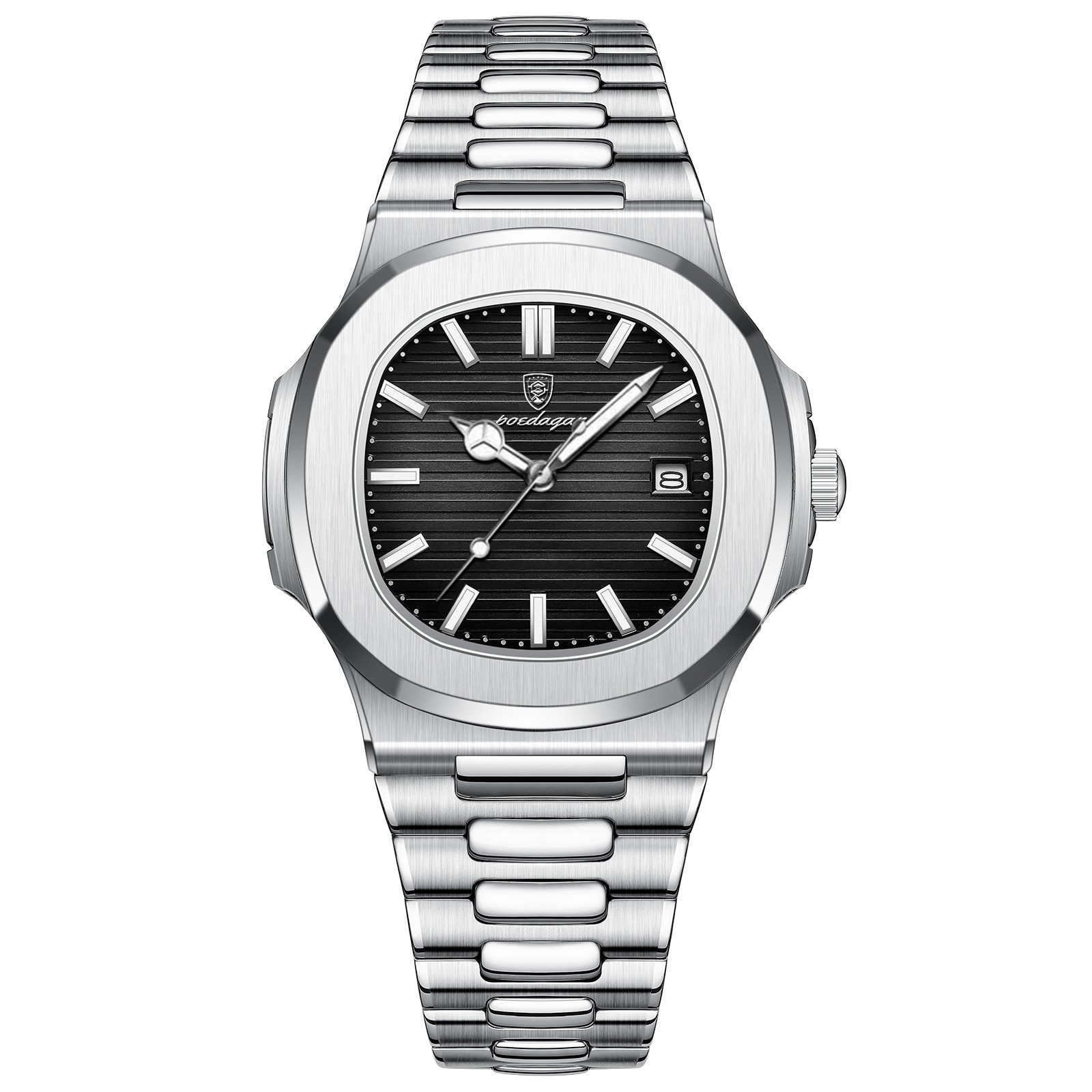 POEDAGAR 2023 Luxury Men’s Square Quartz Watch