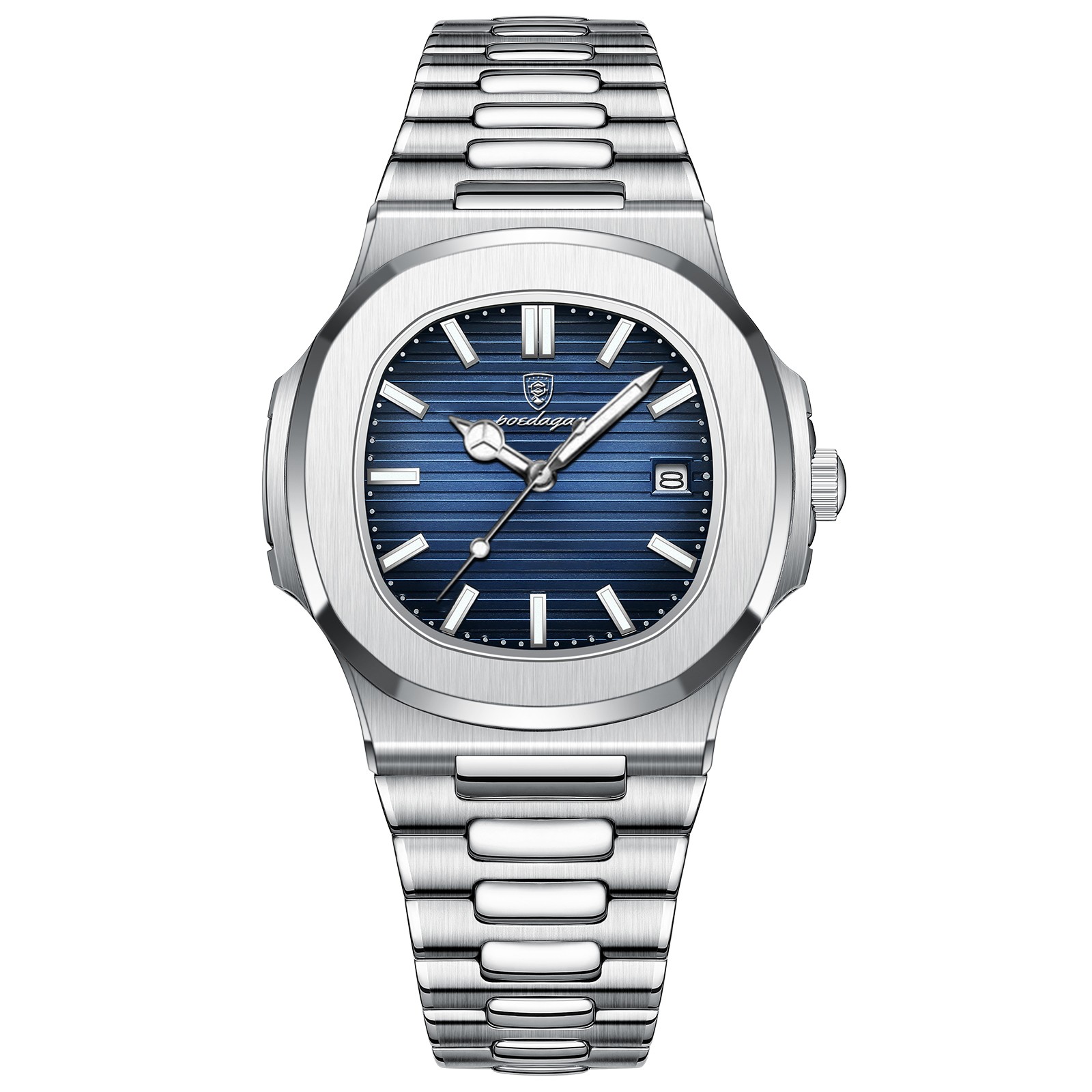 POEDAGAR 2023 Luxury Men’s Square Quartz Watch