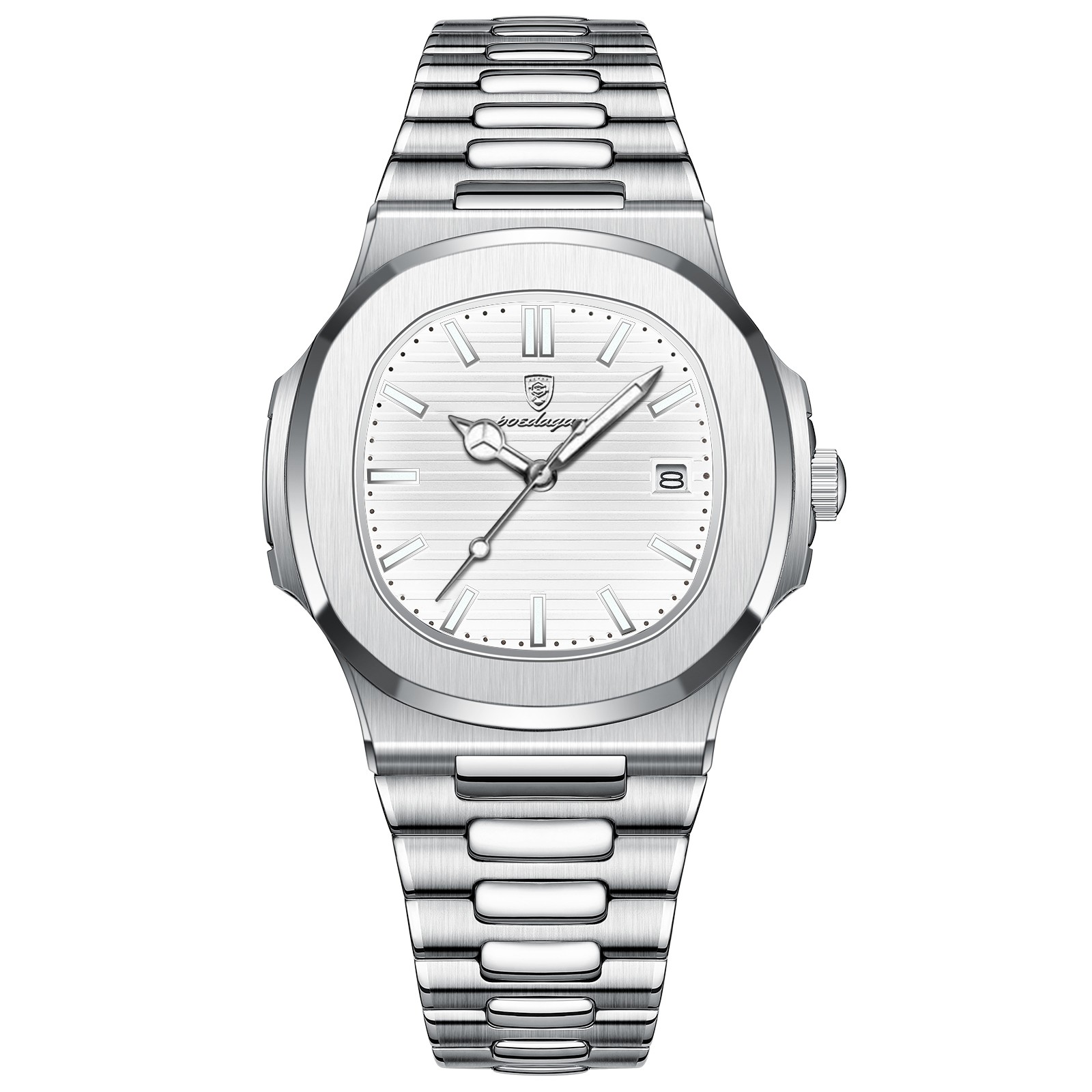 POEDAGAR 2023 Luxury Men’s Square Quartz Watch