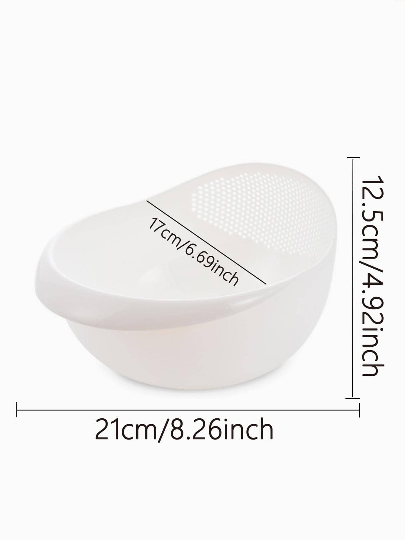 Silicone Colander Drain Basket – Rice Bowl, Fruit Washing Basket