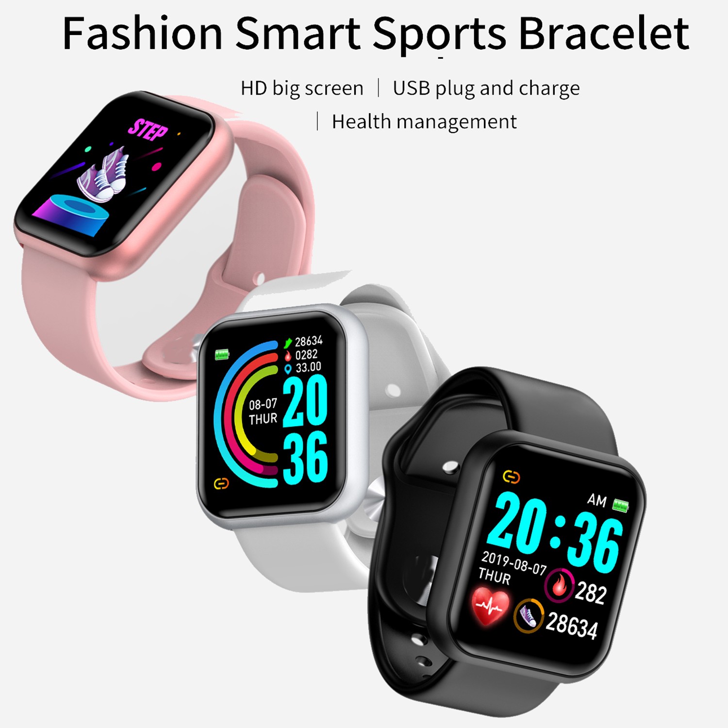 Smart Watch for Women & Men – Bluetooth Fitness Tracker with Music, Sleep Monitor & Sport Features