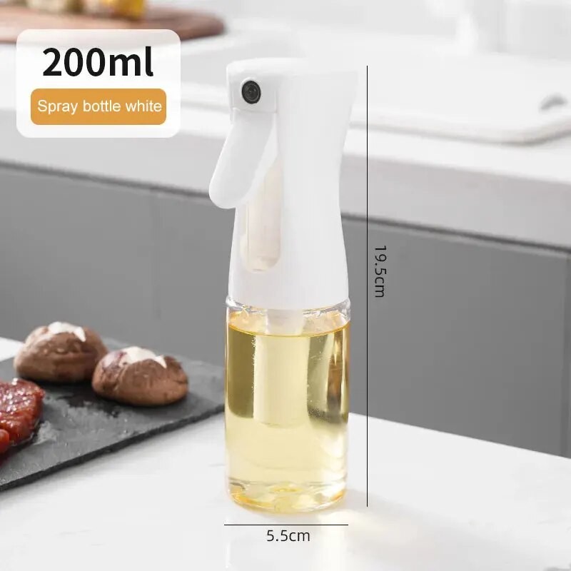 1Pc Oil Spray Bottle – 200/300/500ML Kitchen Olive Oil Mist Sprayer