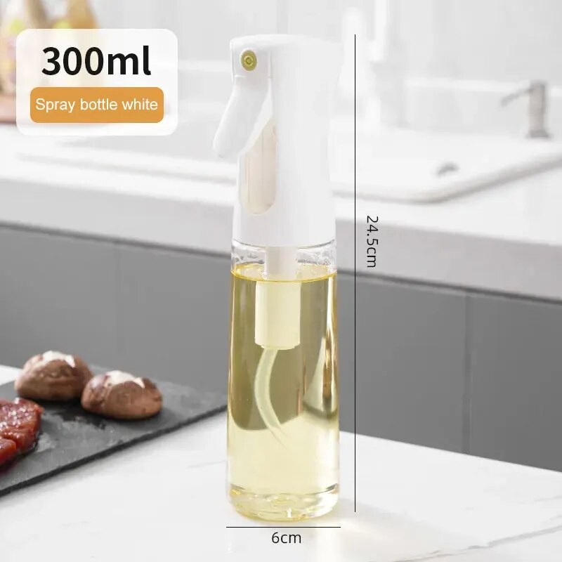 1Pc Oil Spray Bottle – 200/300/500ML Kitchen Olive Oil Mist Sprayer