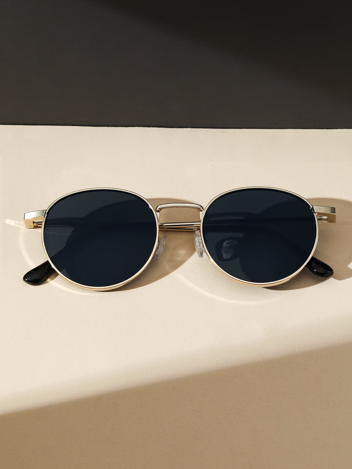 Unisex Metal Round Frame Vintage Y2K Sunglasses