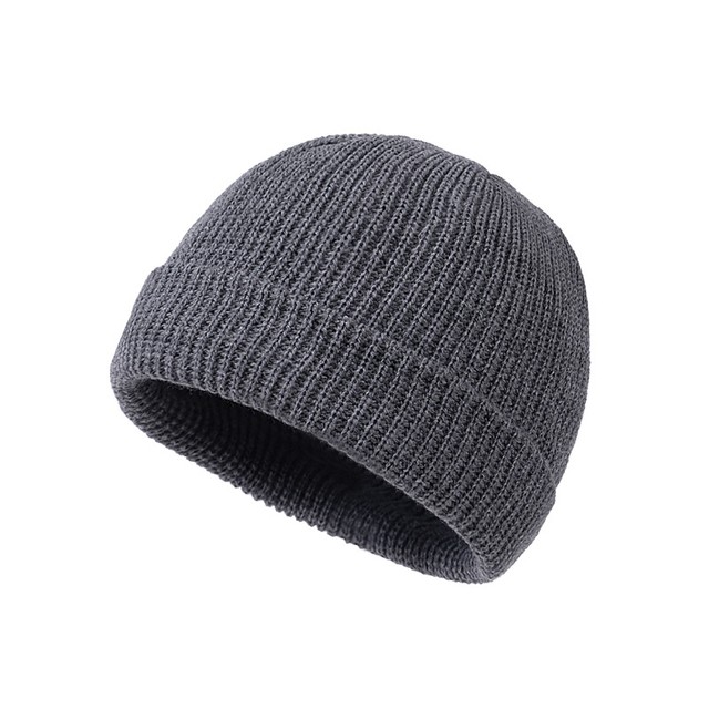 Rimiut Knitted Wool Beanie – Simple Warm Skull Cap