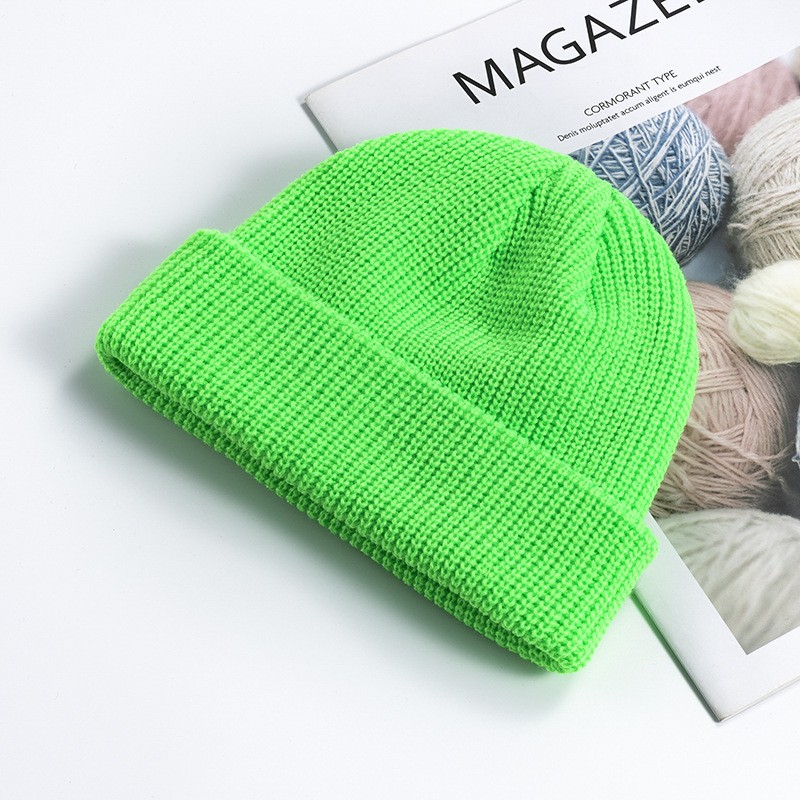 Rimiut Knitted Wool Beanie – Simple Warm Skull Cap