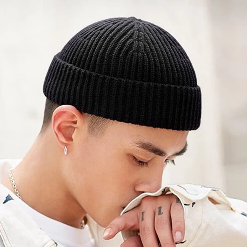 Rimiut Knitted Wool Beanie – Simple Warm Skull Cap