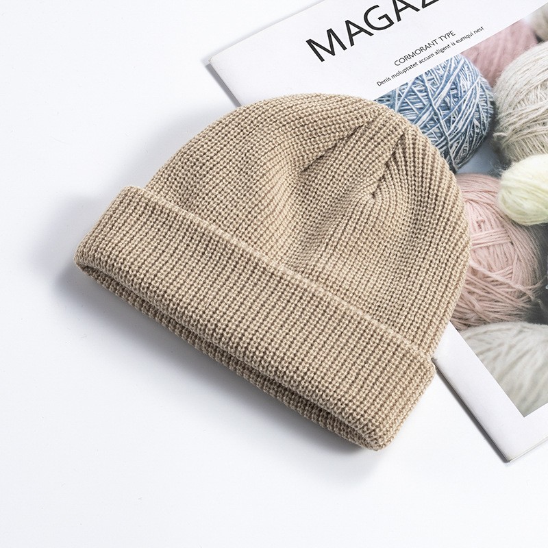 Rimiut Knitted Wool Beanie – Simple Warm Skull Cap