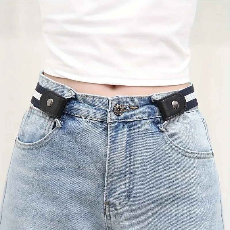 Simple & Fashionable Elastic Belt – Adjustable Woven Invisible Seamless Belt