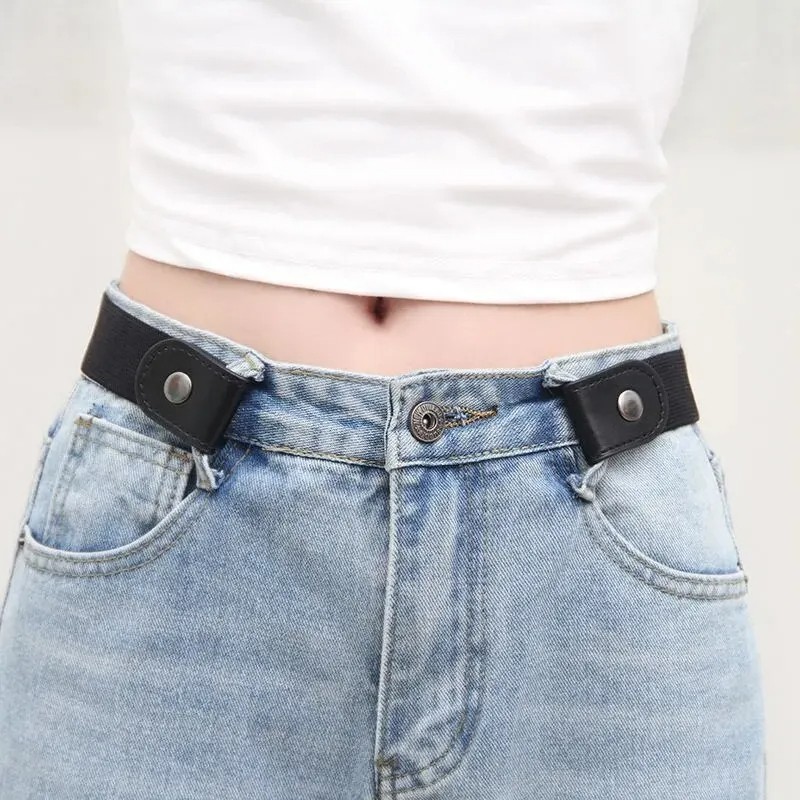 Simple & Fashionable Elastic Belt – Adjustable Woven Invisible Seamless Belt