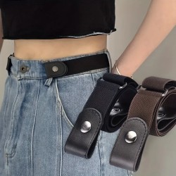 Simple & Fashionable Elastic Belt – Adjustable Woven Invisible Seamless Belt