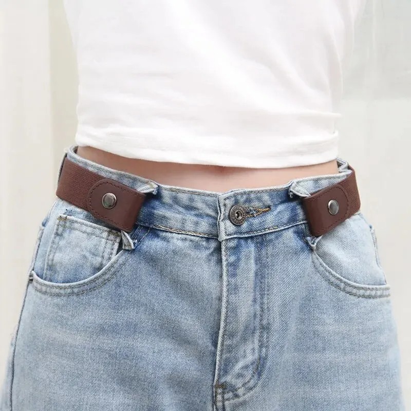 Simple & Fashionable Elastic Belt – Adjustable Woven Invisible Seamless Belt
