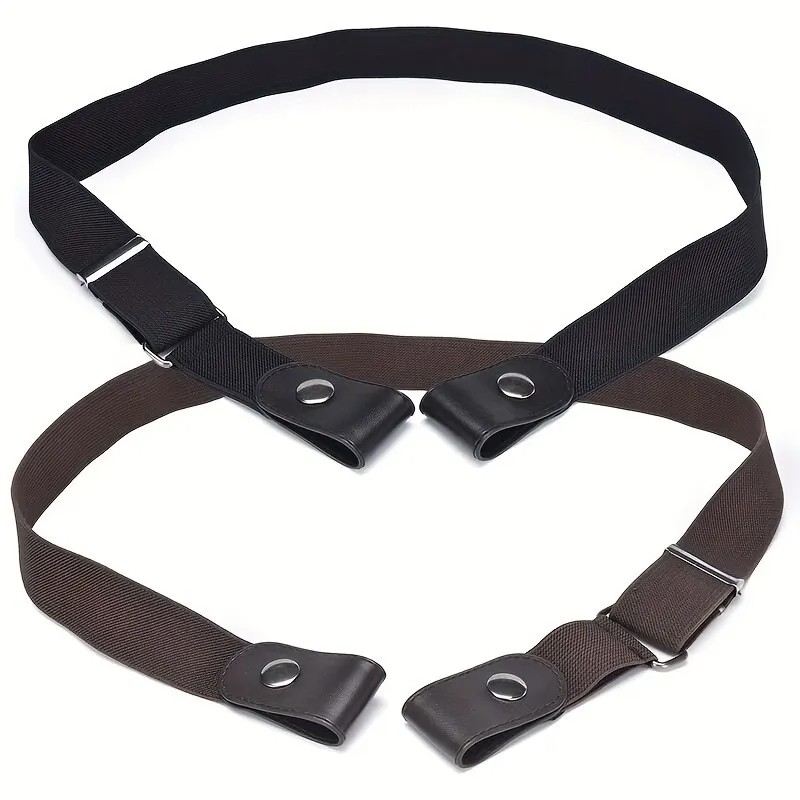 Simple & Fashionable Elastic Belt – Adjustable Woven Invisible Seamless Belt