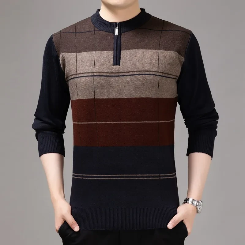hick Warm Clothes Grandpa Middle-aged And Elderly Men's Sweater