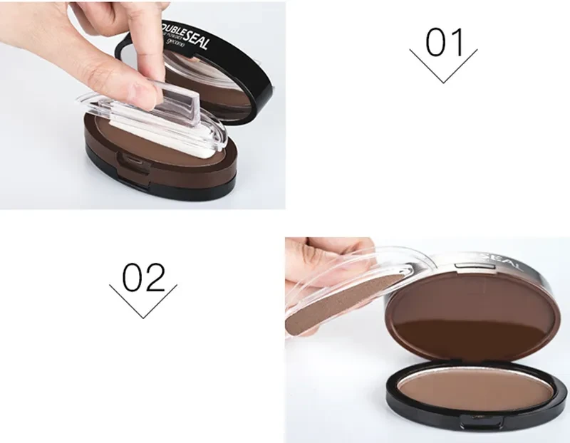 Eyebrow Powder Stamp Tint Stencil Kit
