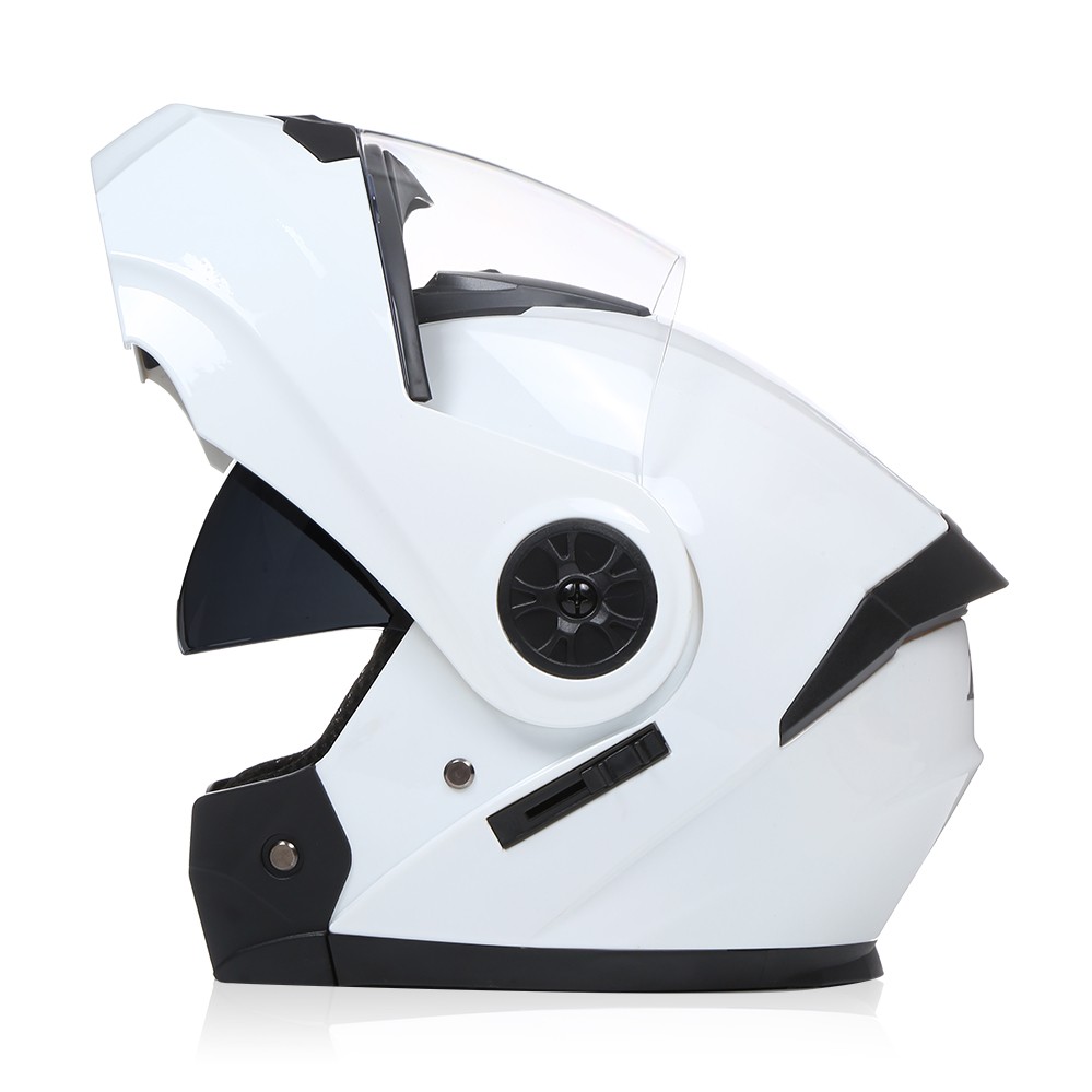 BLD Personalized Full Face Motorcycle Helmet – Dual Lens Flip-Up Helmet