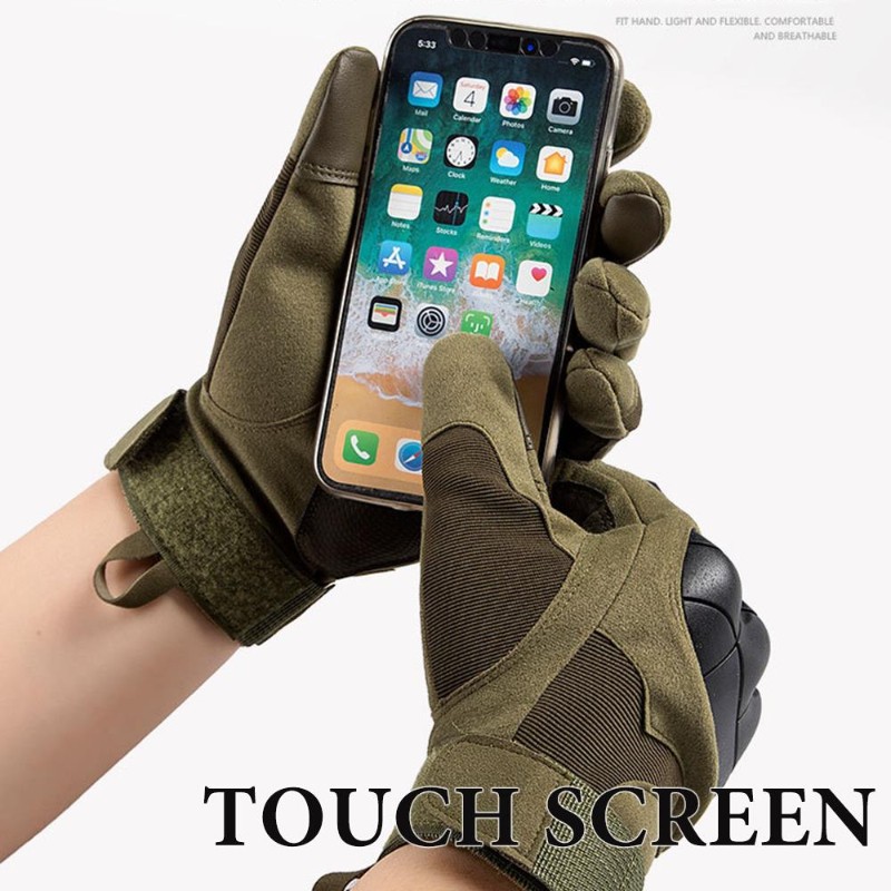 Touch Screen Motorcycle Gloves – Breathable Full-Finger Summer Riding Gloves for Motocross