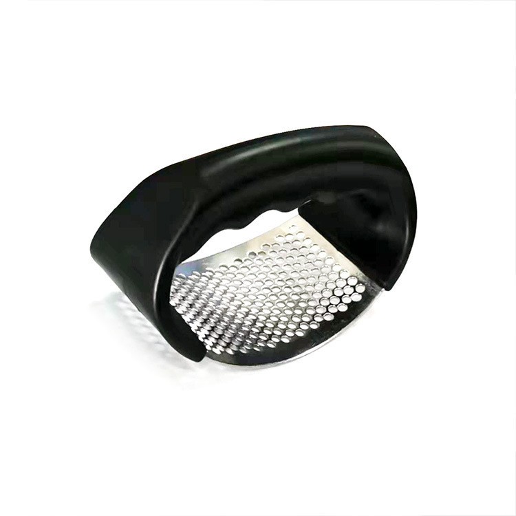Stainless Steel Garlic Press – Manual Garlic Crusher & Mincer Tool for Fruits and Vegetables