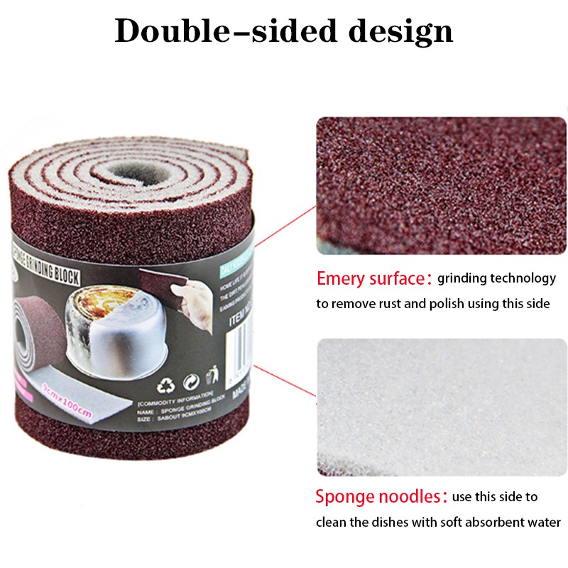 Magic Melamine Sponge Eraser – Carborundum Kitchen Scrub for Pots, Pans, and Utensils